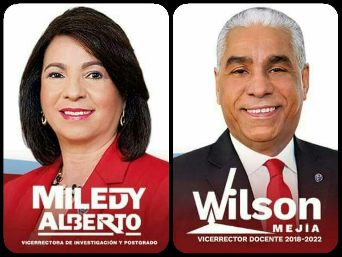 editarods's tweet photo. @DesanglesRamon Hoy votare por el equilibrio y la gobernabilidad @UniversidadUASD y los MEJORES CANDIDATOS  para Vicerrectorias Docente e Investigación: Wilson y Miledy! @DesanglesRamon @AnnerBencosme @gerenciaacadem1 @ileanaramirez13 @rsilveriog @EscribidoraRD @beltran83 @Brinio7 @TriunfoUASD https://t.co/KQaax7w9a8
