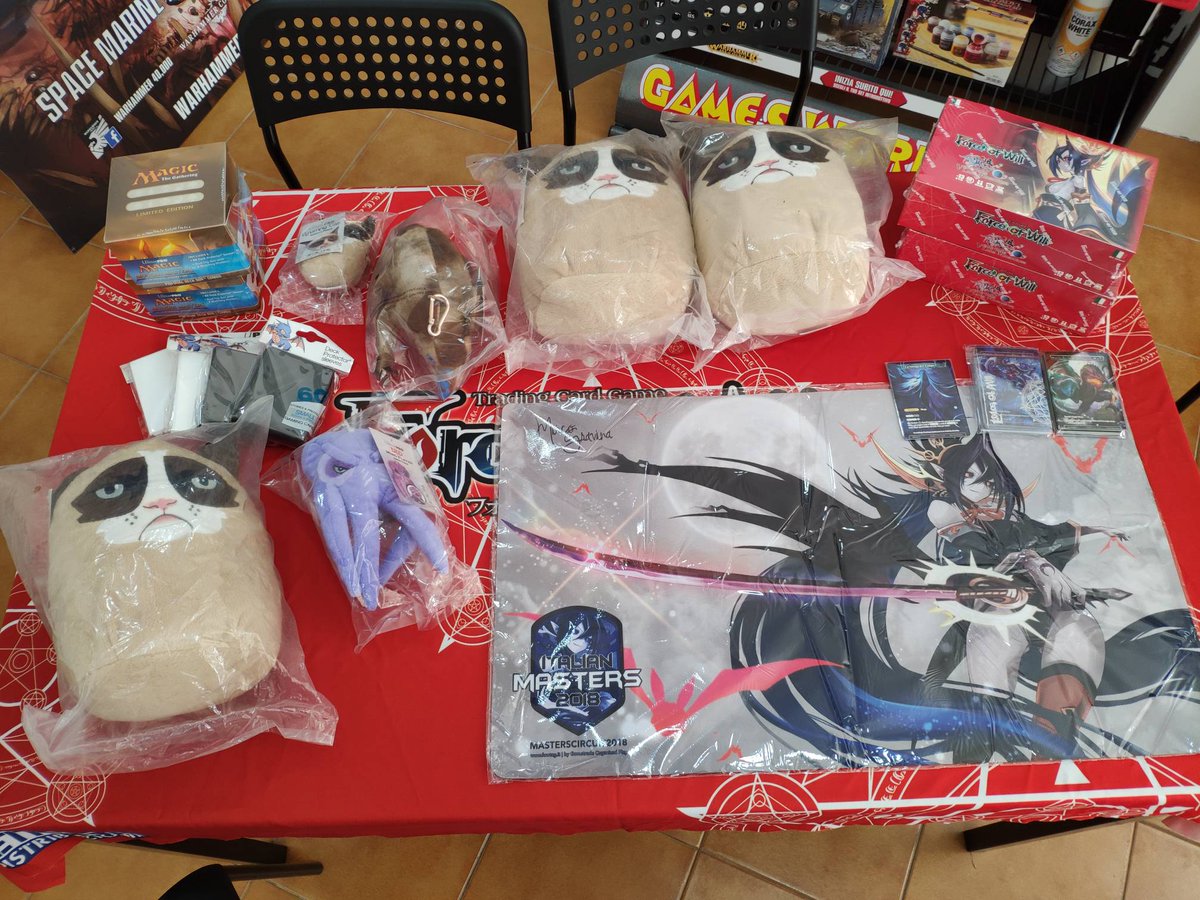 AvalonLatina's tweet photo. Nuovi arrivi e questa domenica il Master Qualifier di Force of Will!
Vi aspettiamo numerosissimi!
#fow #fowtcg #masterqualifier #avalonlatina https://t.co/pK3OE9eQUn