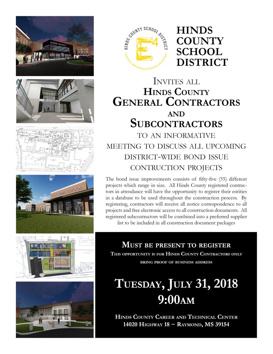FergusonArch's tweet photo. CONTRACTOR OPPORTUNITY 
All General Contractors, Subcontractors and Suppliers https://t.co/b0eZ2mHTbn