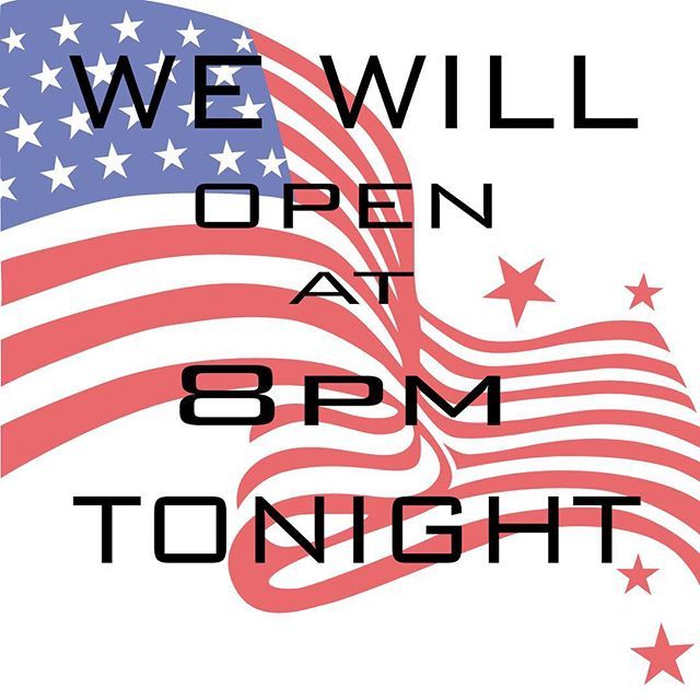 We will open at 8pm tonight. #4thjuly #wednesday #humpday🐫 #strokersatl #strokersclub