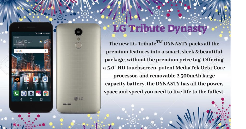 PhonesrusConroe's tweet image. HAPPY FOURTH OF JULY 🇺🇸🇺🇸 Come into our Boost Mobile store and check out this LG Tribute Dynasty for just $49.99! #HOUtax18 #boostnationevent