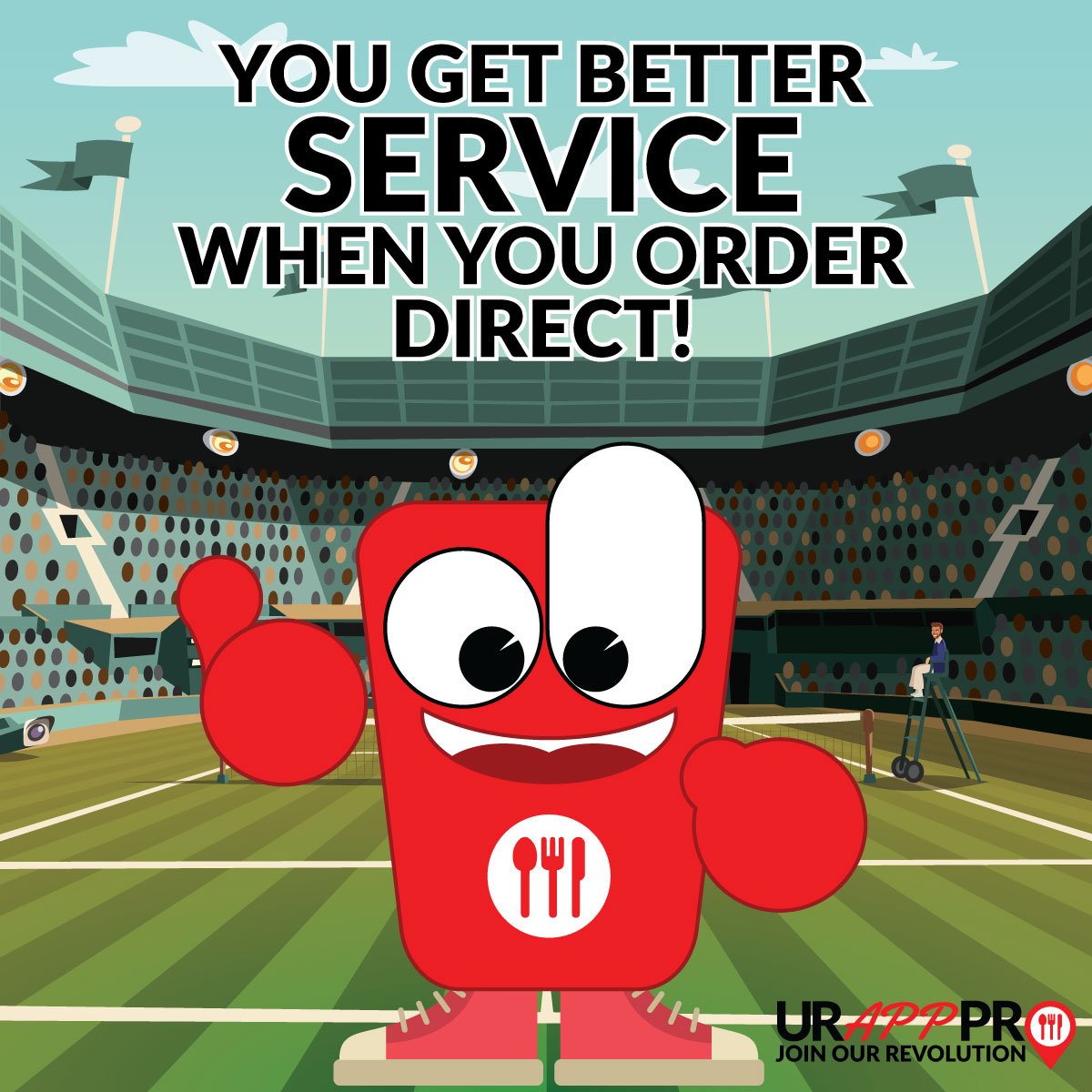 UrAppPro1's tweet photo. Make sure your #takeaway service is the best it can be with @UrAppPro1 #apps #urapppro #wednesdaythoughts #Wimbledon https://t.co/uILPz0o628
