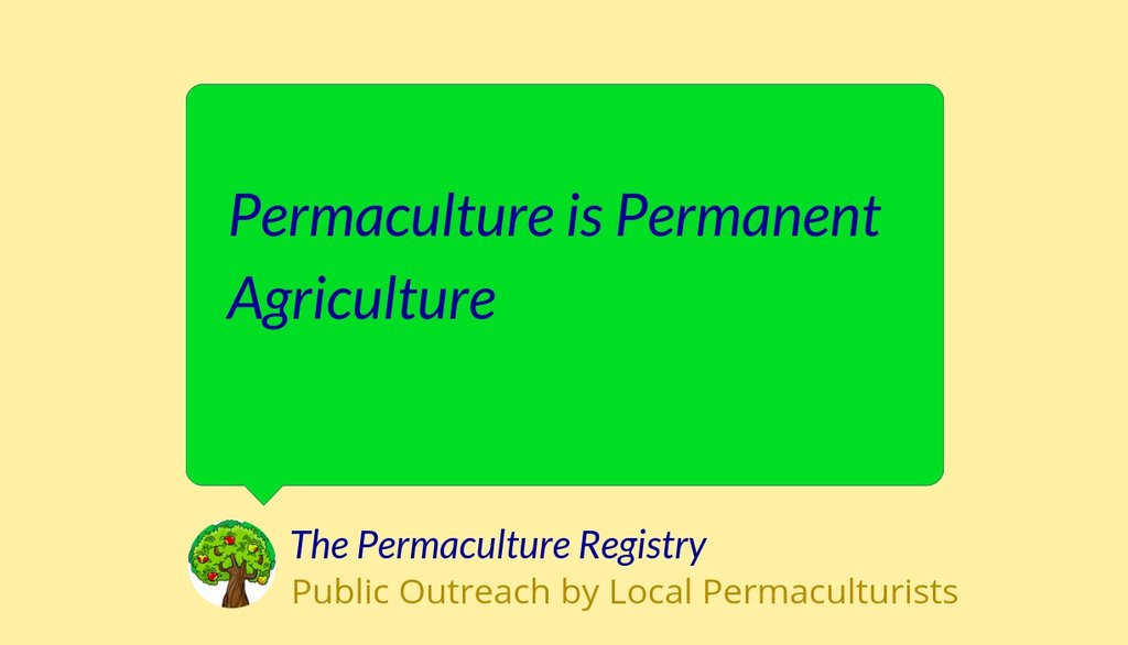 permaculturereg's tweet photo. "An excellent short piece where Andrew defines what is meant by Permanent Agriculture, the source term for permaculture." https://t.co/d0GT7z6Sjw #Permaculture #PermacultureVideo #WhatIsPermaculture #UrbanPermaculture #PermacultureDesign https://t.co/QEizdAiTOI
