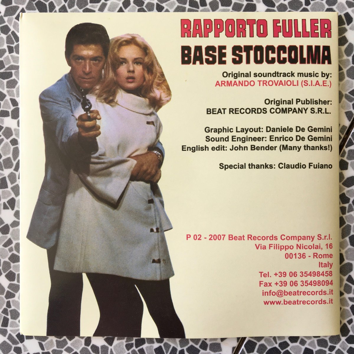 pifconoma's tweet photo. 🎶 Armando Trovaioli – Rapporto Fuller Base Stoccolma 1968 #ArmandoTrovaioli #LaraSaintPaul #BeatRecordsCompany #SergioGrieco #KenClark #BebaLoncar #MirkoEllis #JessHahn #SergeMarquand #StenArdenstam #MaxTurilli #LarsPassgård #PaoloGozlino #Soundtrack 🎶
https://t.co/cprbUlmNed https://t.co/OweB2tIgS6