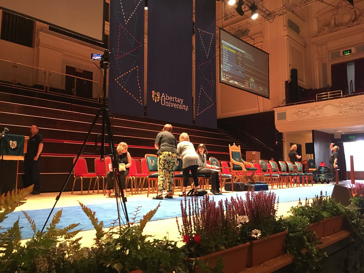 AbertayAlumni's tweet photo. Getting ready for @AbertayUni #graduation18 - see you tomorrow @CairdHallDundee! #OnlyOneSleep #excited https://t.co/UMLDpzpX63