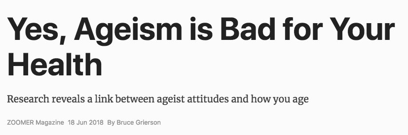 DobbleDebate's tweet photo. In this stirring article, #Grierson in @Zoomer identifies that #ageism is bad for your #health: https://t.co/Abw7xBAGqF. #DrBeccaLevy @Yale . In "Dobble Debate: A Project About Serious Play", we wish to include everyone in the game. Join us at a workshop: hello@dobbledebate.com https://t.co/9L3XXJUAdA