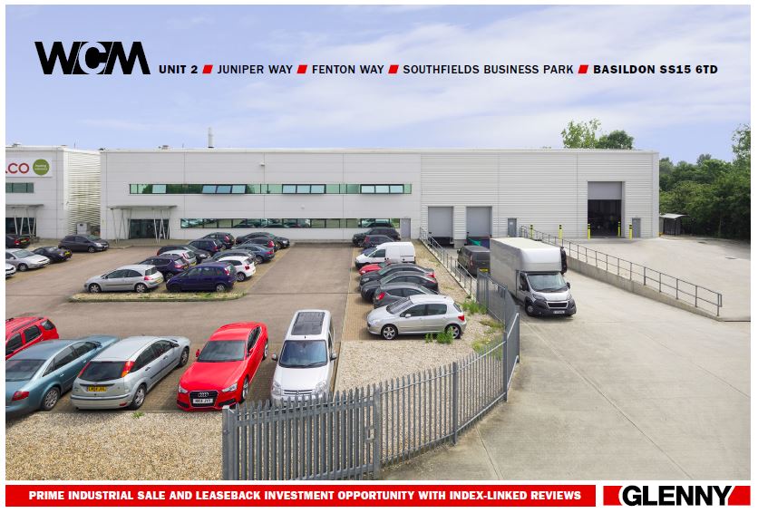 Prime Industrial Sale and Leaseback investment opportunity with index-linked reviews, on the Juniper West Estate, in Basildon, Essex launched. Please contact Philip Colman for more information, P.Colman@glenny.co.uk #sheds #industrial #investmentopp