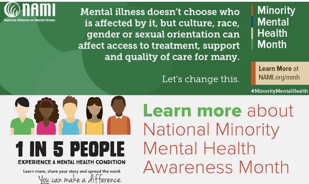coalition_asap's tweet photo. July is #MinorityMentalHealth Month. Help ASAP shed light on the way that diverse communities perceive, narrate, communicate, and address #mentalhealth and #mentalillness through #MyStoryMyWay https://t.co/woLjLX2w6F