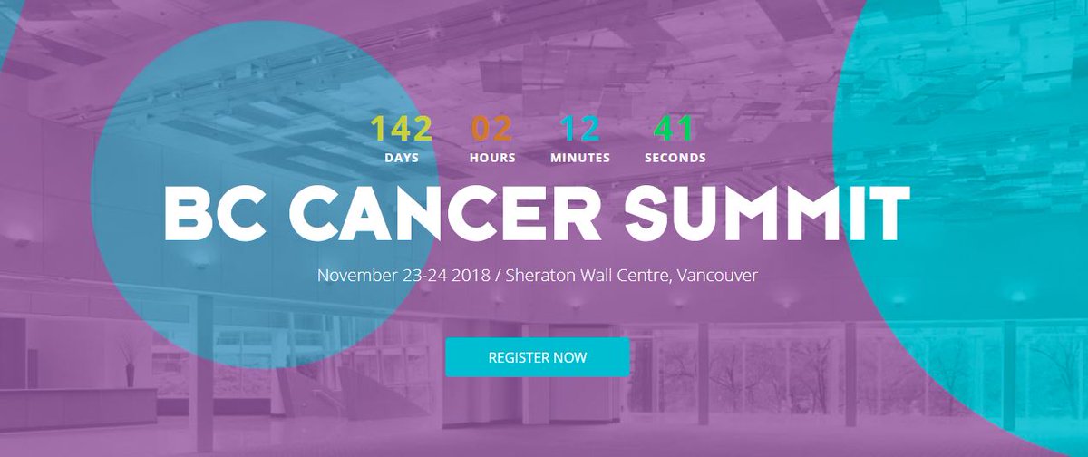 BCCancer's tweet photo. Registration is now open for the BC Cancer Summit! Come to Vancouver November 23-24 for valuable education, professional development &amp; networking for #oncology clinical/administrative professionals &amp; leaders. https://t.co/R8Ct3b505x #cancer #education #conference https://t.co/UkuG6JK0f6