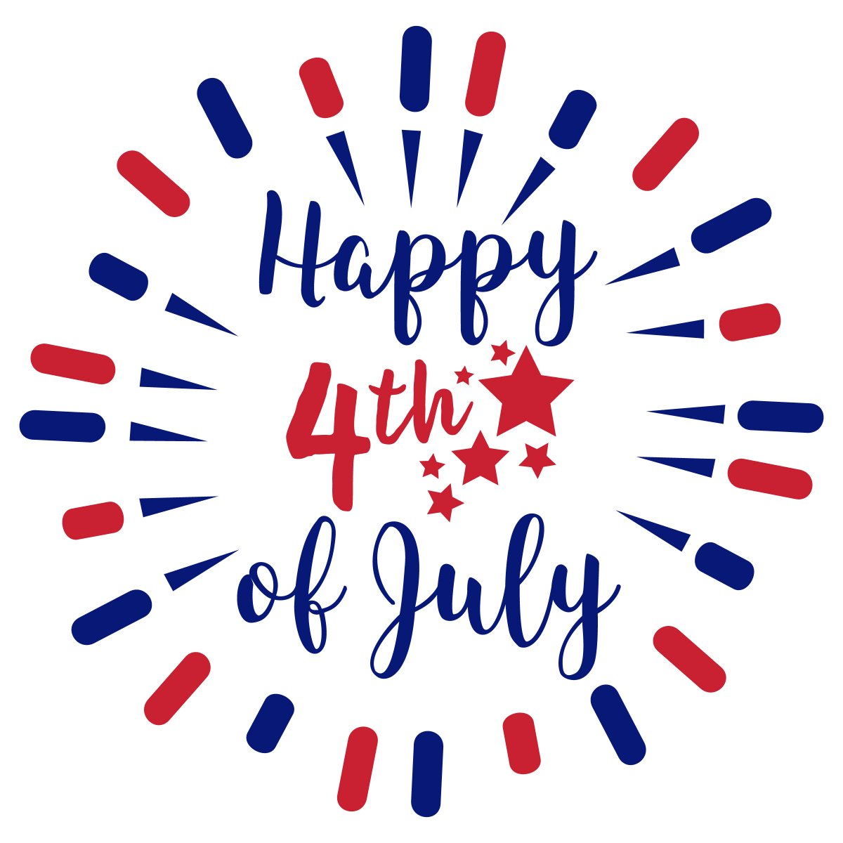 Happy Fourth of July! We wish everyone a safe and wonderful holiday. Campus is closed.