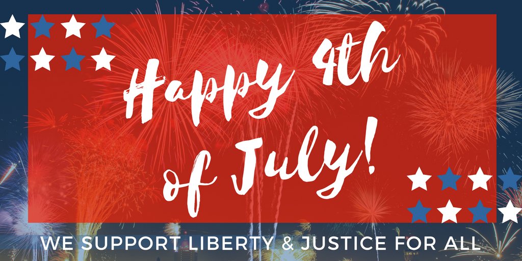 SecularStudents's tweet photo. We support liberty and justice for ALL. Happy Fourth of July! #secularholiday #fourthofjuly https://t.co/DdZhL9lURB