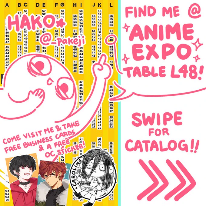 AX 2018 catalog! Will be @ L48 in artist alley! ✨ 