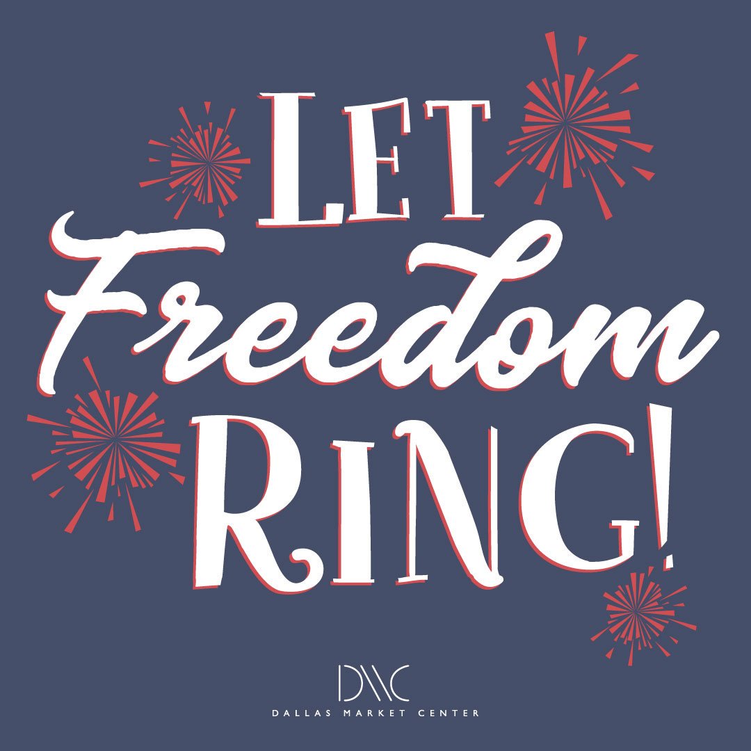 DallasMarket's tweet image. Happy Fourth of July from Dallas Market Center! What are you doing to celebrate?
