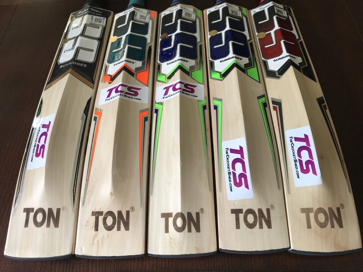 Allthegear99's tweet photo. Beautiful new #Cricket #Bats in stock from SS Ton. Lovely weights too, ranging from 2lb 7oz to 2lb 9oz. Each one with a fullish profile, nice pickup and superbly balanced.
#TCS #BestBatsAlways #LightWeights #BestPrices #BigEdges #ThickBats https://t.co/7CqyHYvBai