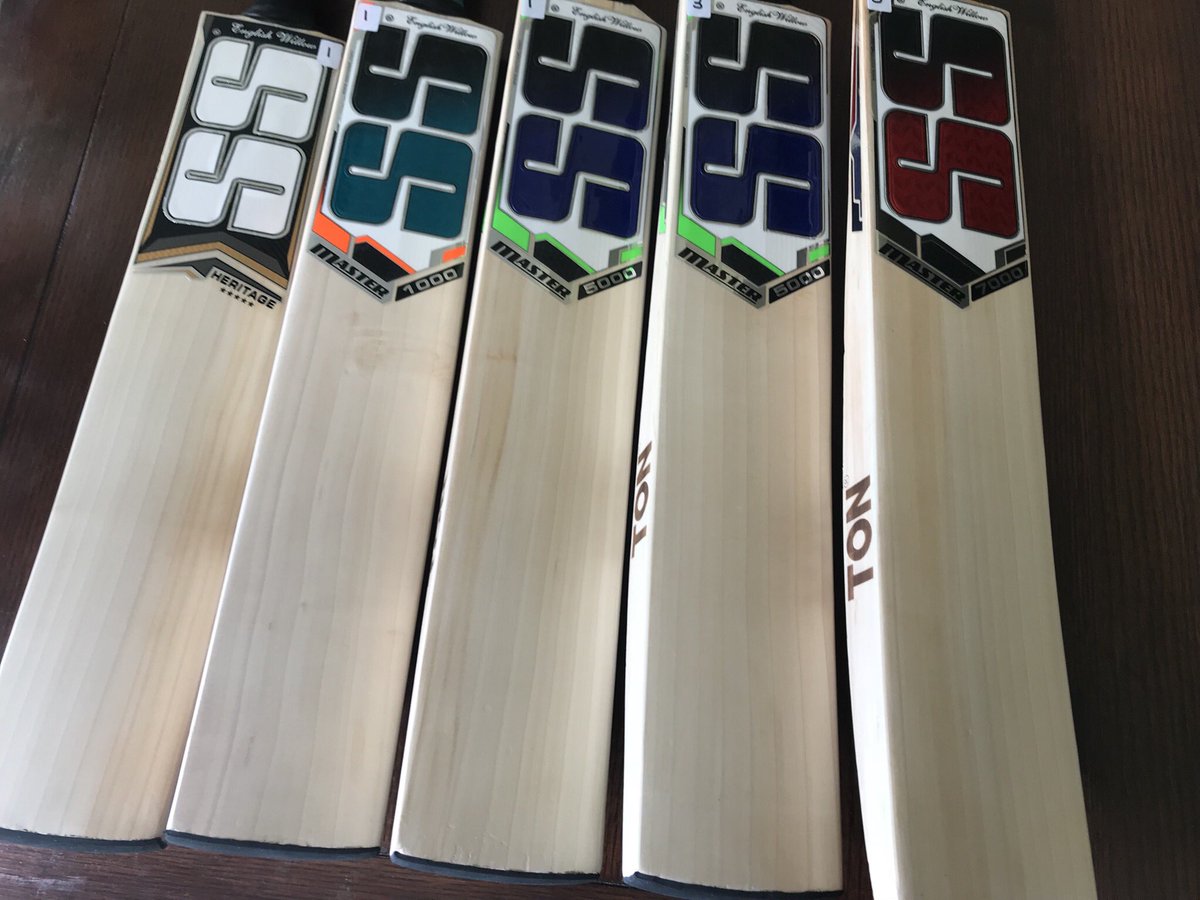 Allthegear99's tweet photo. Beautiful new #Cricket #Bats in stock from SS Ton. Lovely weights too, ranging from 2lb 7oz to 2lb 9oz. Each one with a fullish profile, nice pickup and superbly balanced.
#TCS #BestBatsAlways #LightWeights #BestPrices #BigEdges #ThickBats https://t.co/7CqyHYvBai