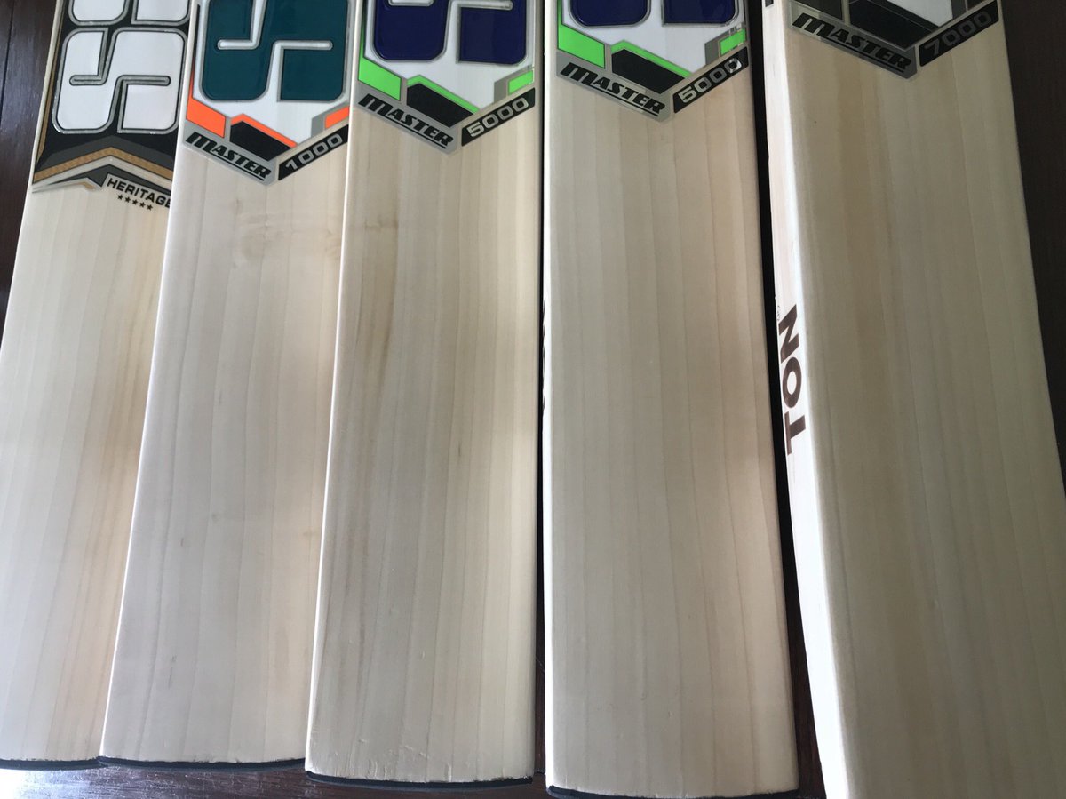 Allthegear99's tweet photo. Beautiful new #Cricket #Bats in stock from SS Ton. Lovely weights too, ranging from 2lb 7oz to 2lb 9oz. Each one with a fullish profile, nice pickup and superbly balanced.
#TCS #BestBatsAlways #LightWeights #BestPrices #BigEdges #ThickBats https://t.co/7CqyHYvBai