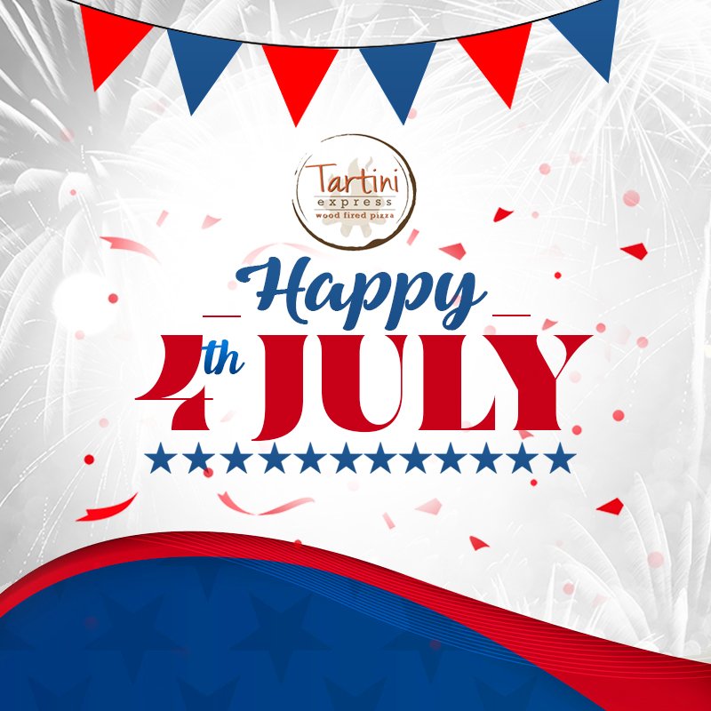 TartiniExpress's tweet photo. From the family of #TartiniExpress we want  to wish you a great and safe fourth of July!
#PizzaLovers #TartiniPizzas #TartiniExpress #Orlando #Florida #PizzaTime #HappyDay #4thOfJuly https://t.co/yvFUiZDLdE