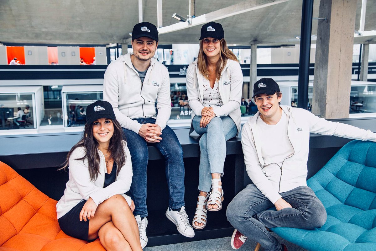 Team <a href="/kimaventures/">Kima Ventures</a> 🤗

<a href="/eleonoreoudea/">Eléonore Oudea</a> 
<a href="/ale6_/">Alexis Robert</a> 
<a href="/RoseDettloff/">Rose Dettloff</a> 
<a href="/2lr/">Jean de La Rochebrochard</a> 

Where: <a href="/joinstationf/">STATION F</a> 🚀
Photo Credit: <a href="/Kymono_co/">Kymono</a> 📸