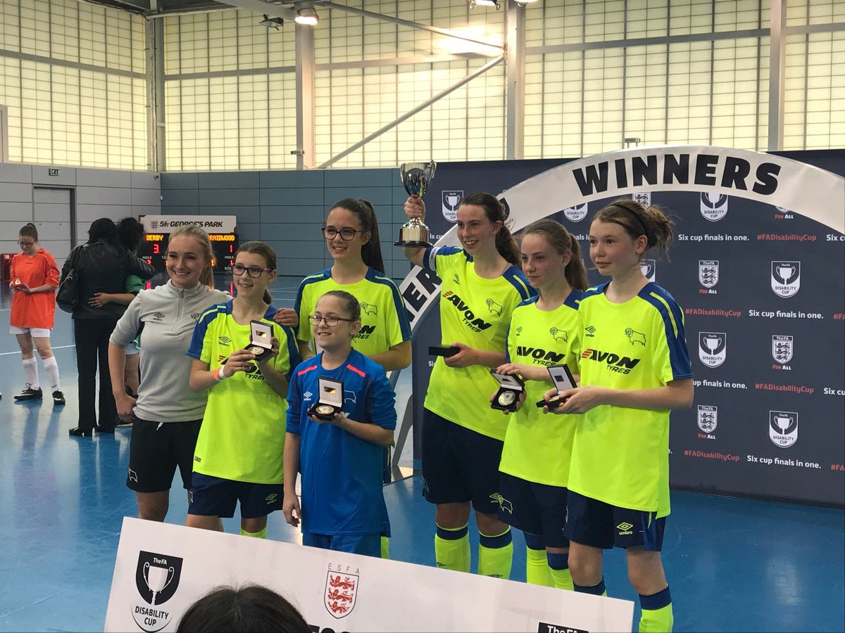 DCCTOfficial's tweet photo. Our Derby County Deaf Girls U16's brought home the FA Cup for the second consecutive year last weekend! 🏆

Read all about it 👉 https://t.co/D4svijQmeT https://t.co/1jPfAkdMy9