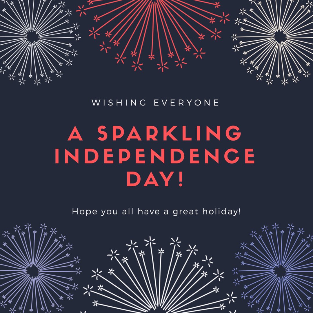 Happy Independence Day! Have fun and be safe! 🇺🇸 #summerofDECA