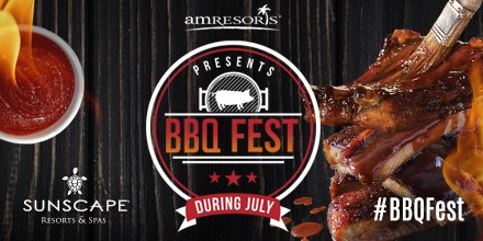 SunscapeMX's tweet image. ¿Eres fan de las costillas bbq? ¡Nosotros también!
Entonces no te puedes perder el #BBQFest en los hoteles #SunscapeResorts &amp;amp; Spas durante el mes de julio ¡hay 10 diferentes recetas que tienes que probar! 🍴