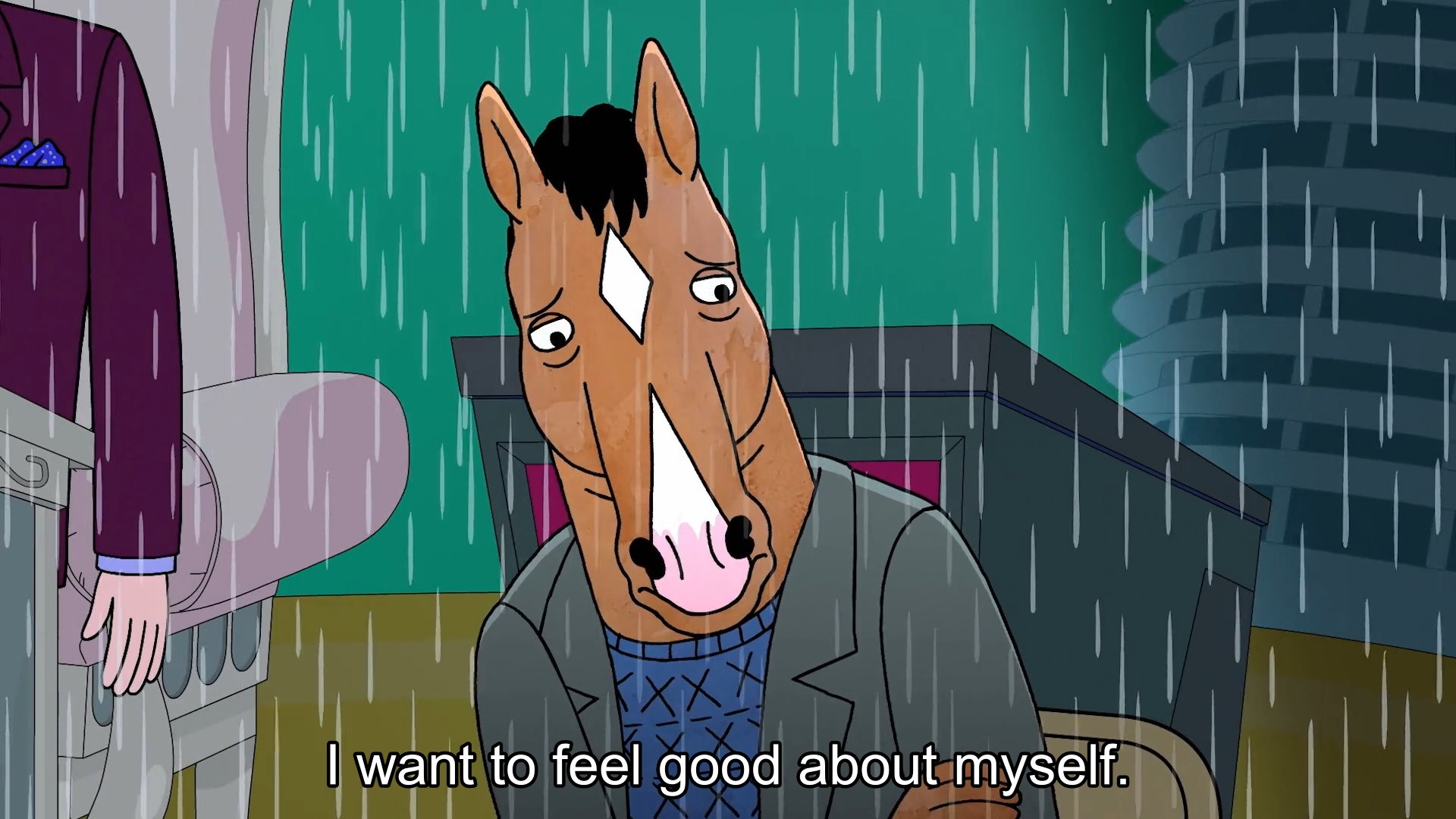 out of context bojack horseman on Twitter.