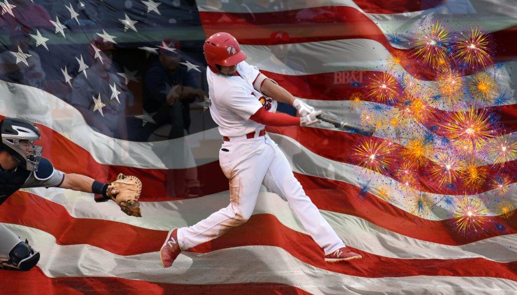 GoPBCardinals's tweet image. Happy 4th of July from the Palm Beach Cardinals! #BeachBirds