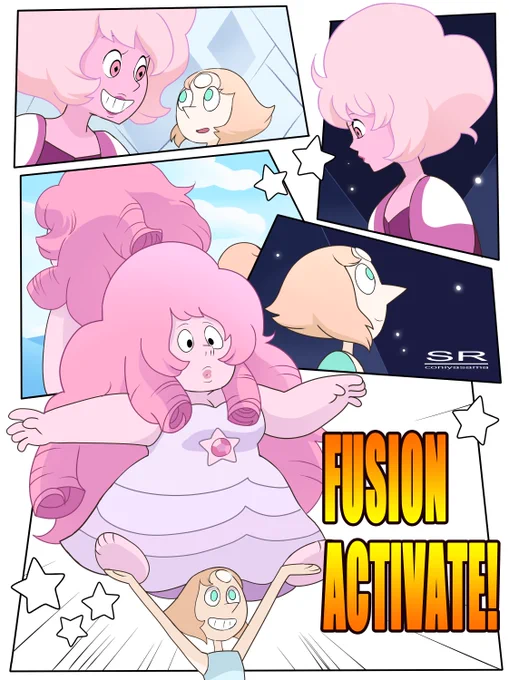 【PINK DIAMOND &amp; PEARL】「FUSION ACTIVATE!!!」#StevenUniverse 