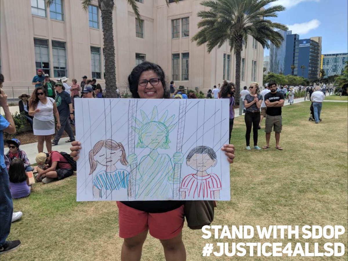 Judge James Boasberg ruled that the DHS has violated its own policies by refusing to release most asylum-seekers from immigration detention even if they are likely to win their asylum case. 

This is unAmerican! Stand with SDOP to demand #justice4allsd! 
#stopmasstrials