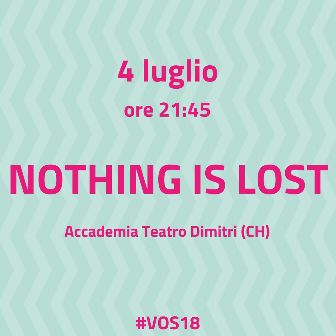VeniceOpenStage's tweet photo. Questa sera in scena al #VeniceOpenStage 'Nothing is Lost', con gli allievi del terzo anno della @ATeatroDimitri. Una riflessione sul ruolo dell'arte, sulla violenza, sulla lotta e sul cambiamento. #VOS18 https://t.co/bnbVjxUdze