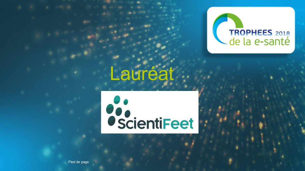UnivEsante's tweet photo. #Univesante : #TES18 Catégorie #Msanté Professionnel de santé parrainé par Chronic Care Connect @ChronicCareConn  est attribué à @ScientiFeet 
#hcsmeufr #esanté https://t.co/dZJSbjptgw