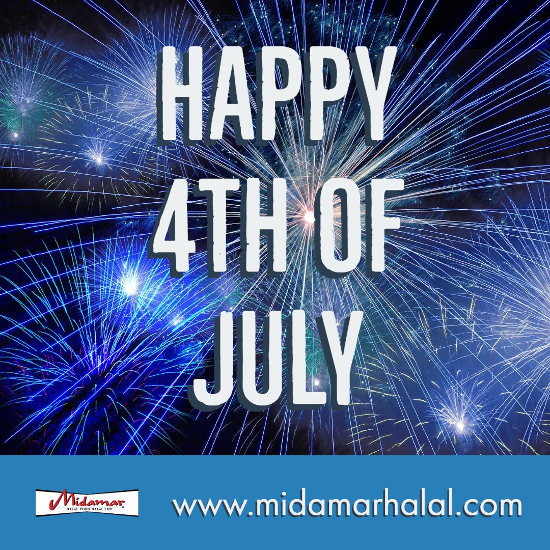MidamarHalal's tweet image. Midamar wishes you and your family a happy, safe and delicious Independence holiday!  #freedomandjusticeforall #midamarhalal