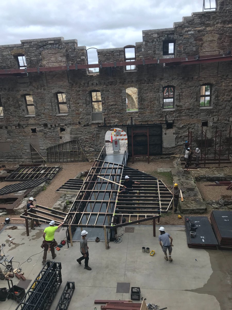 MCSummerOpera's tweet image. To celebrate the 4th of July, here&apos;s a special sneak peek of the Carmen set. We can&apos;t wait to see the finished product on opening night in less than 2 weeks! #millcitysummeropera #carmen #operaunderthestars