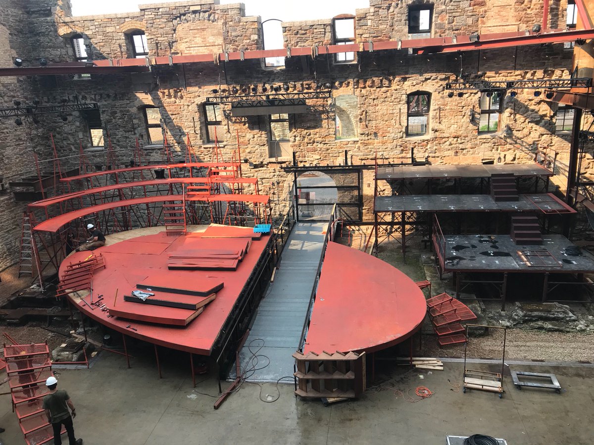 MCSummerOpera's tweet image. To celebrate the 4th of July, here&apos;s a special sneak peek of the Carmen set. We can&apos;t wait to see the finished product on opening night in less than 2 weeks! #millcitysummeropera #carmen #operaunderthestars