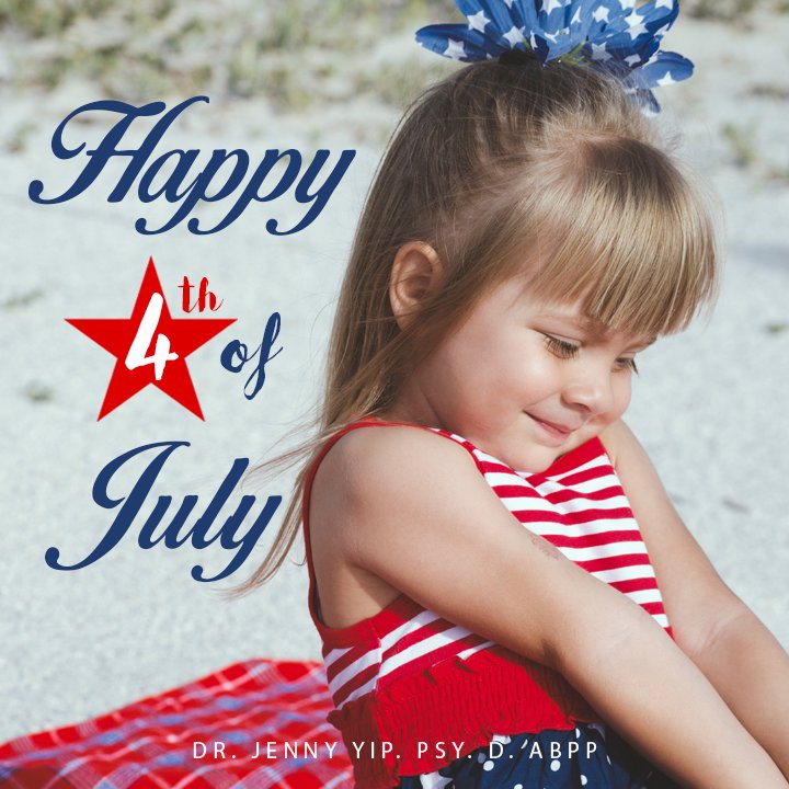 DrJennyYip's tweet photo. Happy Independence Day! I hope everyone enjoys their celebrations today ๐๐บ๐ธโค๏ธ
#dryip #drjennyyip #independenceday #4thjuly #renewedfreedom #psychologist #therapist #happy4thjuly #happyindependenceday https://t.co/VqTF4zfOL5
