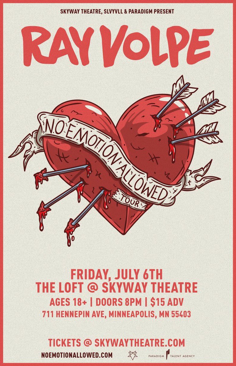 fiifs's tweet photo. This Friday is going to be bangin! @rayvolpe is amazing live don’t miss out 💯

Tix: https://t.co/EsOf4lbVpv https://t.co/qFXcKjl0xk