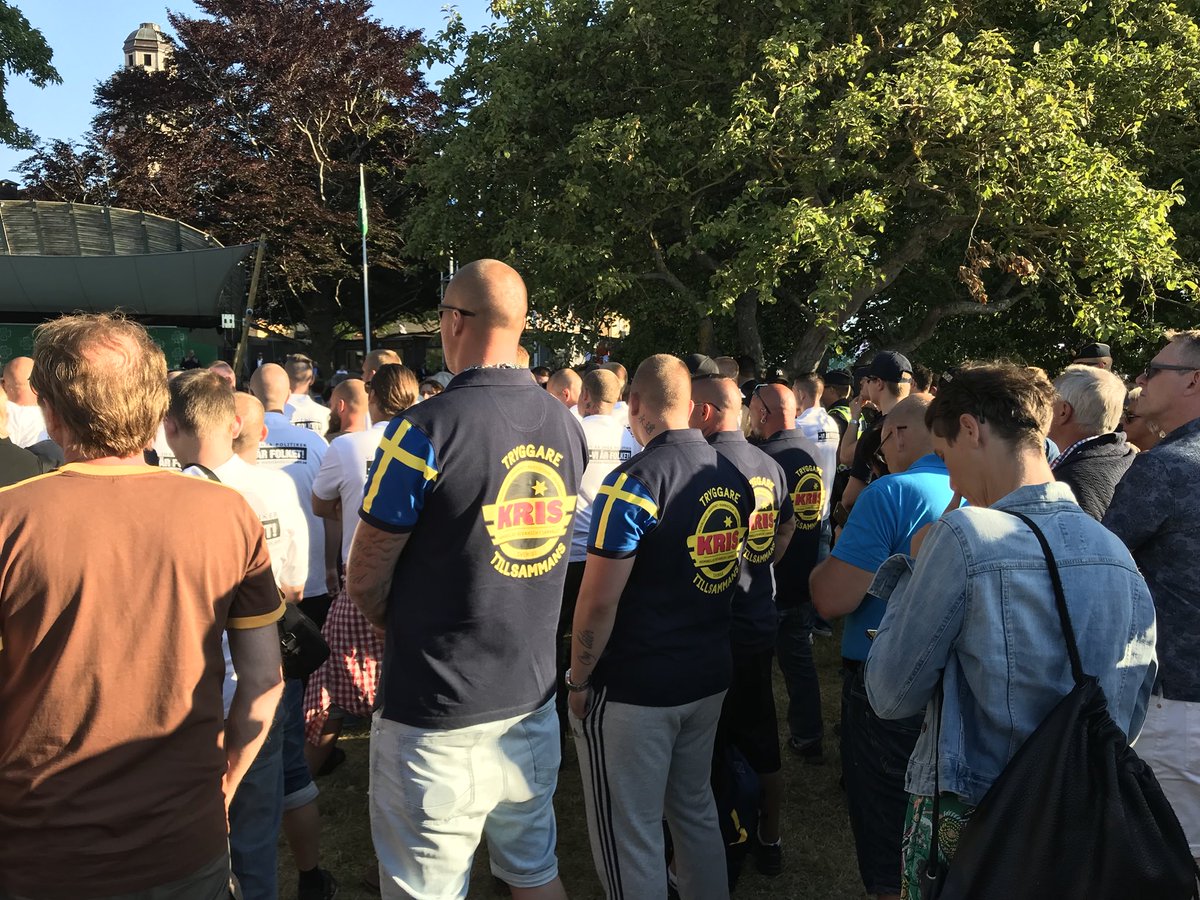 Nazisterna i Almedalen omringas av Kriminellas revansch i samhället