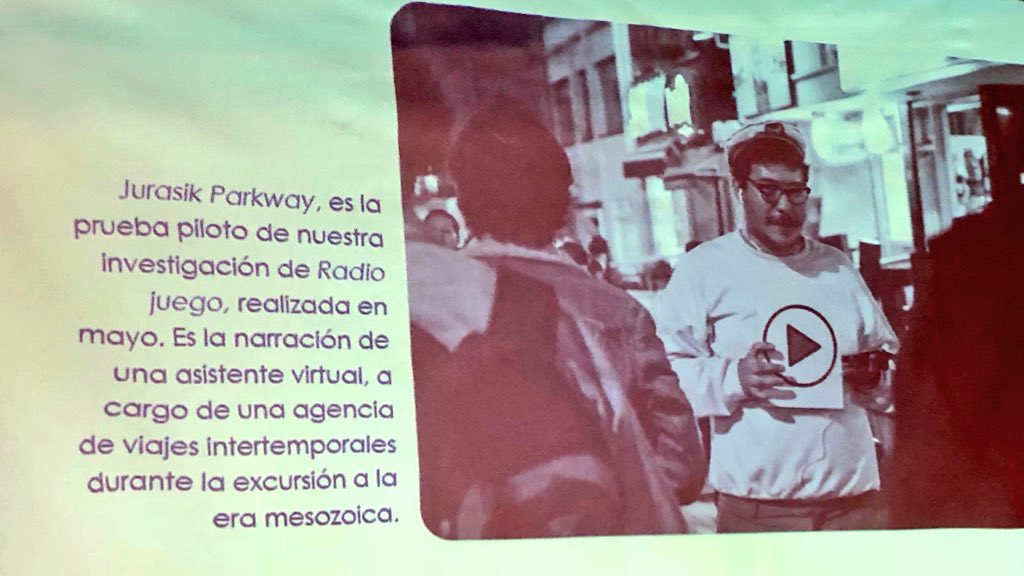 medialabMM's tweet photo. Conocemos algo más de #JurasikParkway, la prueba piloto de la investigación del Colectivo #RADIObestial sobre la radio/juego en la que se utiliza un recorrido, grabaciones evocadoras y la imaginación 😊 https://t.co/tJTLW2Vmo5