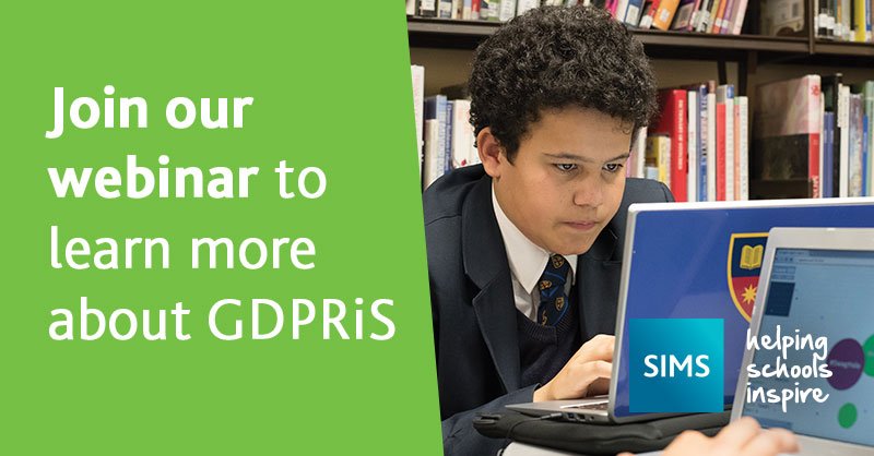 SIMS_ESS's tweet image. With GDPR now in force, there's no better time to make sure your data protection procedures are in line with the new regulations. Sign up for our webinar on Friday 6 July for an overview of GDPR in Schools #GDPR #GDPRiS ow.ly/DqNX30kJ2bS