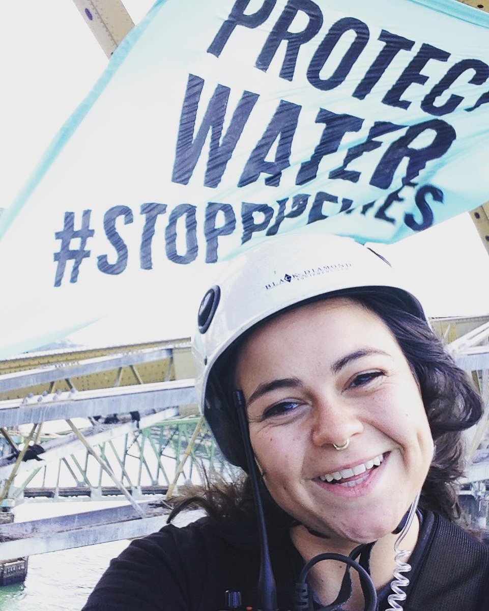 MikeHudema's tweet photo. These are just some of the 12 courageous people up here with me the last 32 hours in an aerial blockade of a #tarsands oil tanker.

RT to tell @JustinTrudeau to stop the Trans Mountain pipeline buy-out: https://t.co/kom29sXiC7 

We want panels not pipelines. #NoTMX #StopPipelines https://t.co/pb5cuWuQ36