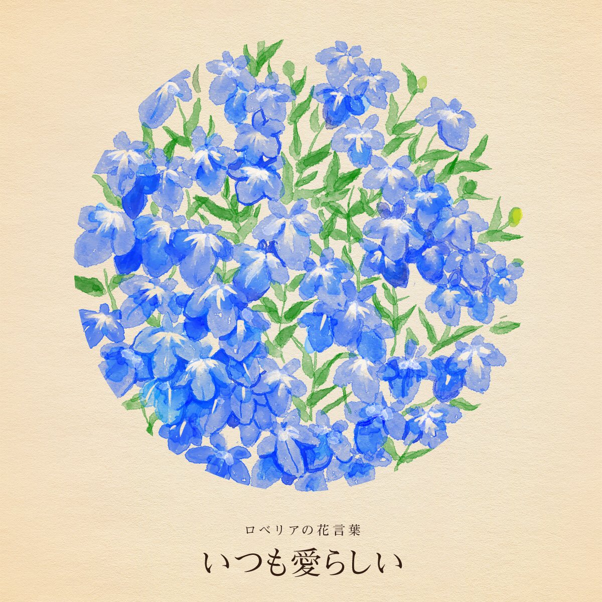 はな言葉 新刊出ました En Twitter きょう7月5日は 江戸切子の日 穴子の日 名護の日 ビキニスタイルの日 農林水産省発足記念日 誕生花 はロベリア 花言葉 いつも愛らしい