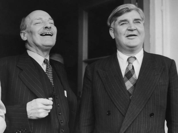 Attlee suggests the NHS should be celebrated as an achievement by the whole nation.

Bevan replies: "The Conservatives voted against the National Health Act, not only on the second but on the Third Reading. I do not see why we should forget this."

tidesofhistory.wordpress.com/2018/07/04/nhs…