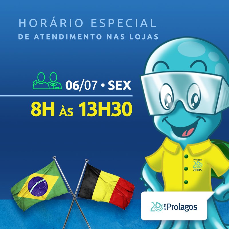 Prolagos's tweet photo. Estamos com o #ProlaguitoNaTorcida e disponíveis em horários especiais durante os dias do jogo do Brasil. Qualquer urgência, lembre-se do nosso SAC 24h 0800-7020-195 (área de concessão) e (22) 2621-5095 (demais localidades).
#prolagos https://t.co/caJUbxO7dk