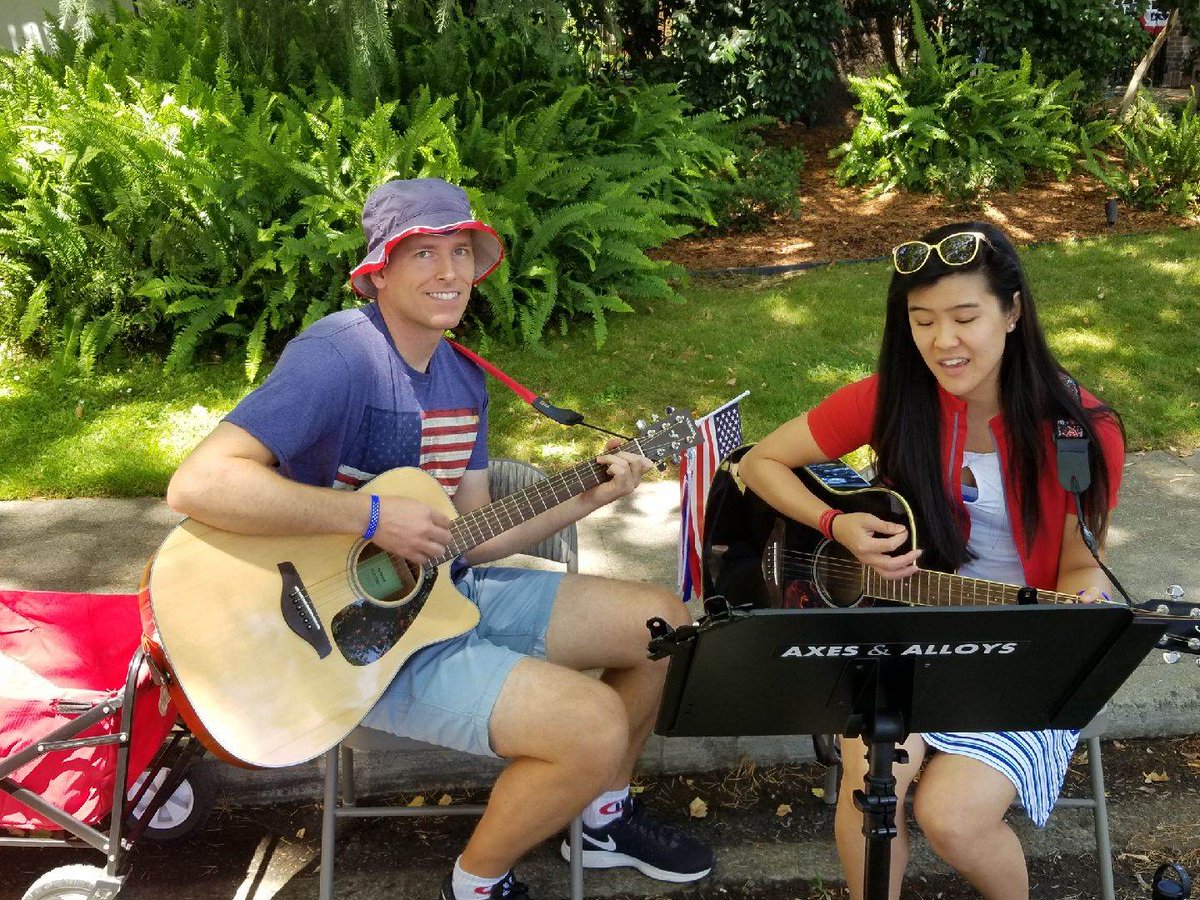 Rocking the 4th of July parade!