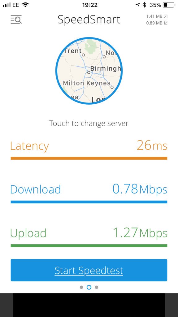 ScribPhoto's tweet photo. @premierinn How can you justify ‘ultimate wifi’, costing £5 per night, when it is only 0.28Mbps faster than the free WiFi? I don’t want to hear Smoke &amp; Mirrors about load, users and peak rate traffic. I know all about that. This is shameful. @UNBBCom @WhichUK @WhichTech https://t.co/BsezvCGgfD