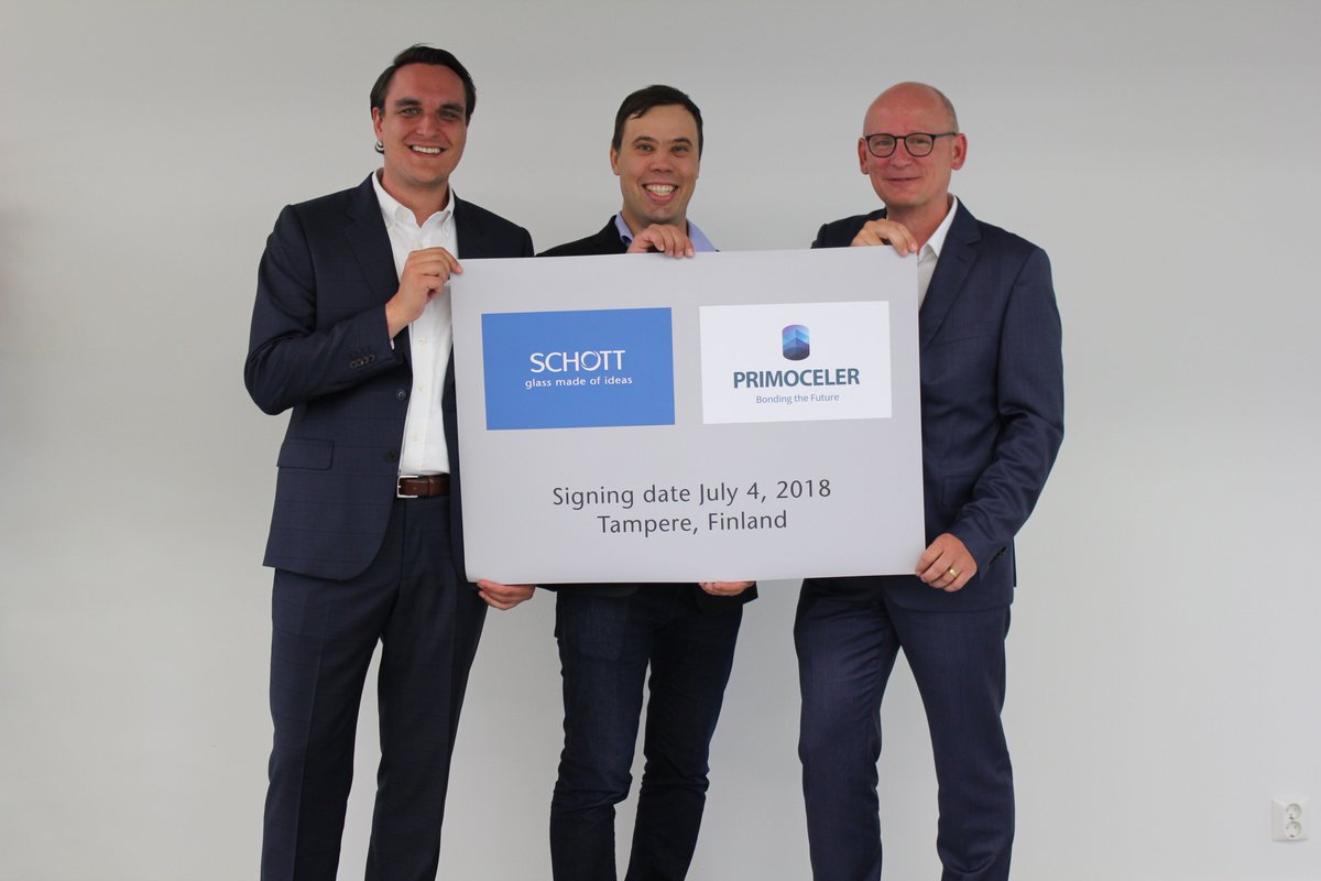 SCHOTT_AG's tweet photo. Welcome to the family! SCHOTT and @Primoceler Inc have entered into an #acquisition agreement. The companies will join forces to advance the next generation of ultra-miniature, ultra-reliable medical #implants https://t.co/mi1EGhNwyJ https://t.co/TCSHXFPOFU
