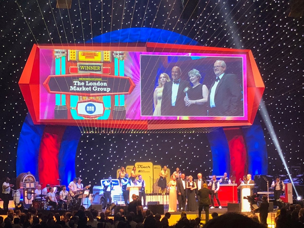 Fantastic to see #ppl win the Technology Award at #BIA2018 tonight <a href="/LondonLmg/">London Market Group</a> #ledge #evolve #londonmakesitpossible