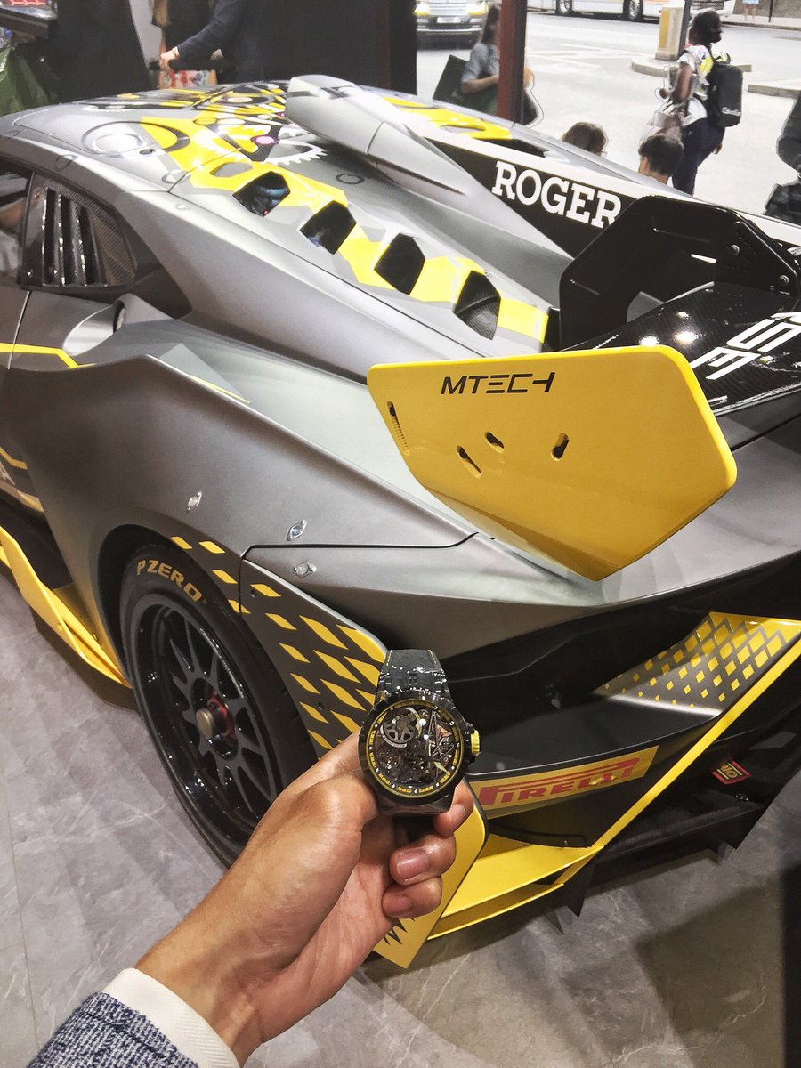Engineered to embrace design, vision &amp; incredible watchmakers <a href="/DubuisRoger/">RogerDubuis</a> &amp; <a href="/Lamborghini/">Lamborghini</a> Squadra Corse launches <a href="/Harrods/">Harrods</a> installation during July #racingmechanics #rogerdubuis