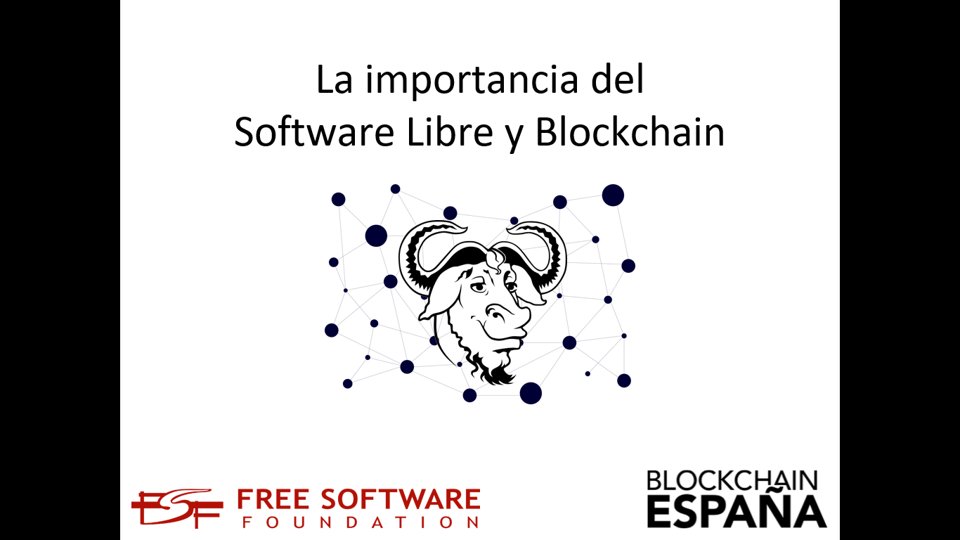 BlockchainES's tweet photo. Charla el próximo 10 de junio en Madrid 18:00 a 20:00 sobre Software Libre y Blockchain de @BlockchainES https://t.co/OCdkzB9V3X con @JavDomGom https://t.co/Nx6xnExD7o