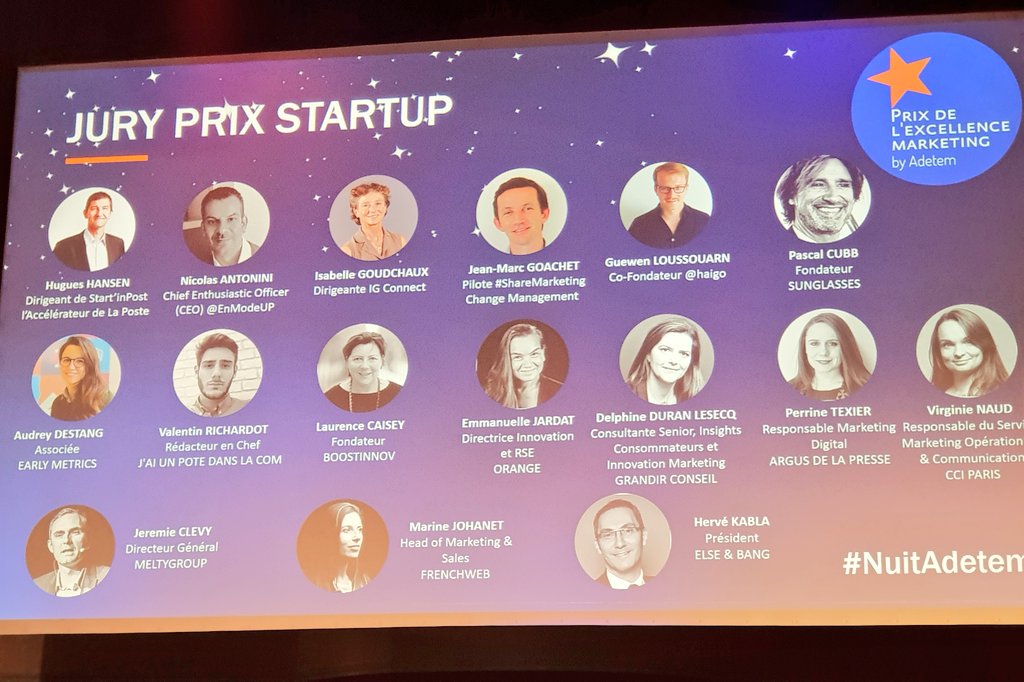 nicolasantonini's tweet photo. Fier d'avoir été jury du #PrixStartUP de la #NuitAdetem https://t.co/MiKoLKRvVL